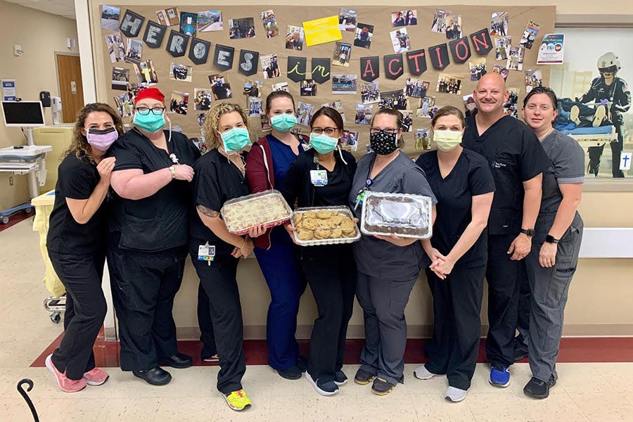 nursing alumni provide compassionate care during pandemic